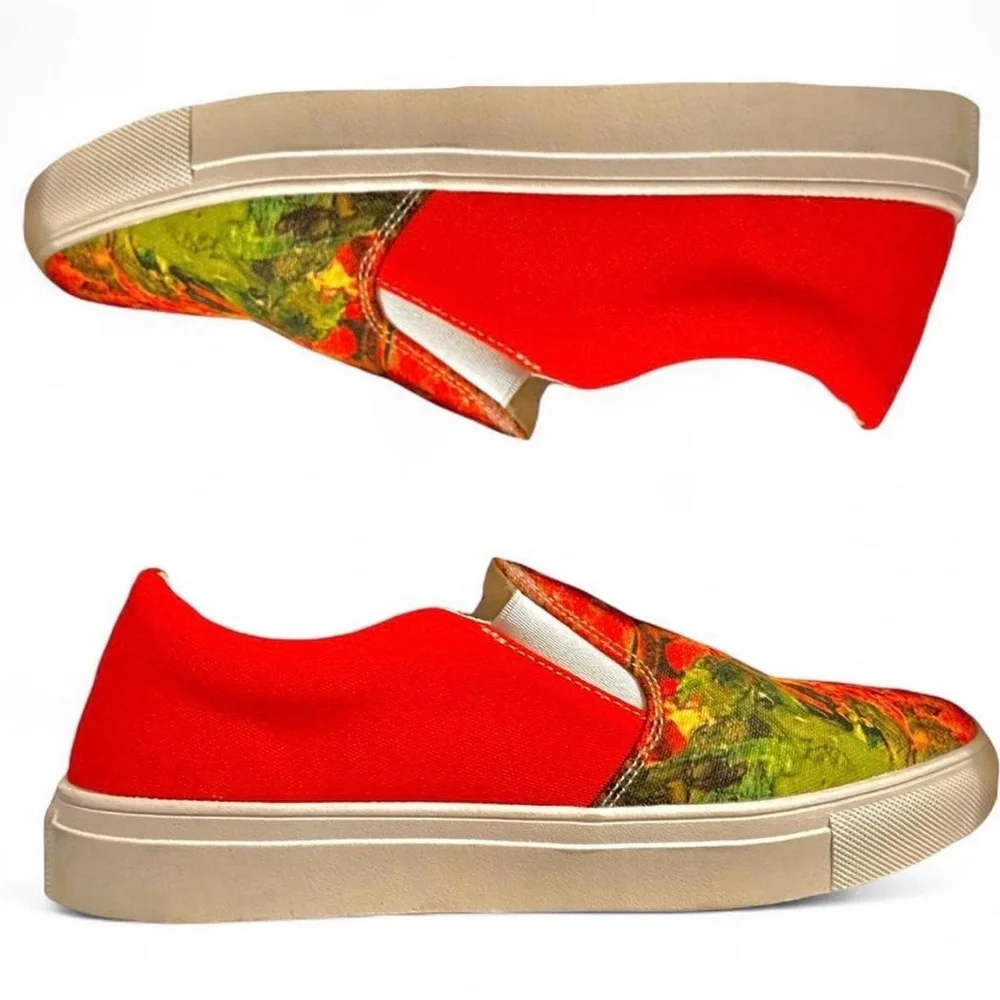 Custom Made Slip-On Canvas Sneakers by Denise Antoinette - Picture 3 of 5